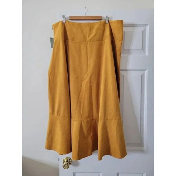 NWT Anthropologie Maeve Cosima Flounced Midi Skirt 20W - Picture 9 of 11